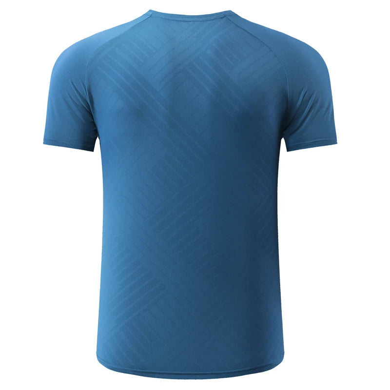 Workout Gym Shirts Men Fashion Print Loose Quick Dry Breathable Short Sleeves Summer Running Mesh Training Exercise Tee