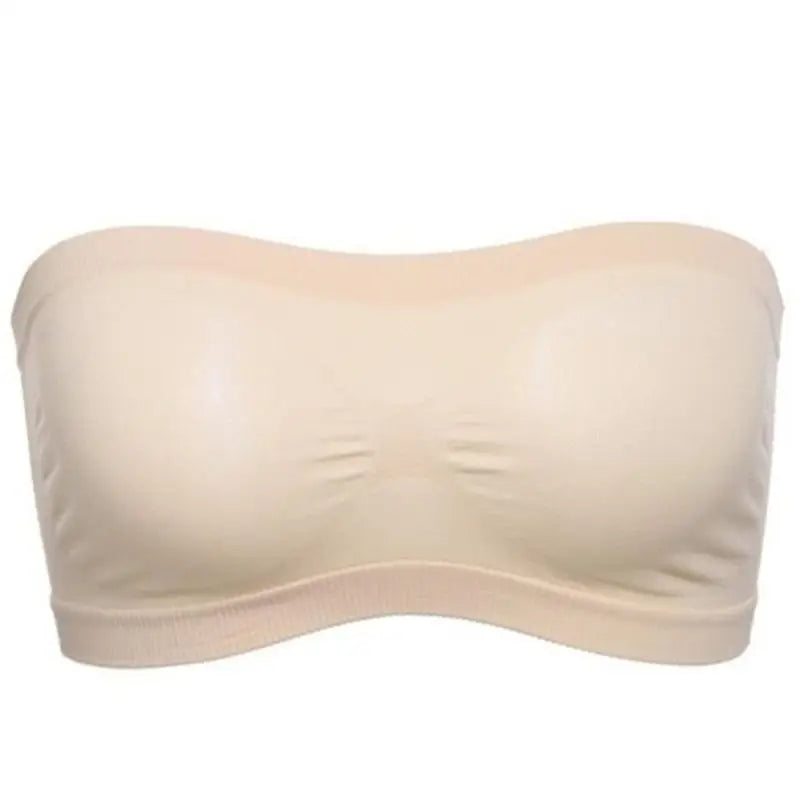 Women's Tube Top Strapless Bandeau Bra Underwear Women Bralette Seamless Strapless Tops Hollow Wrapped Chest Bras