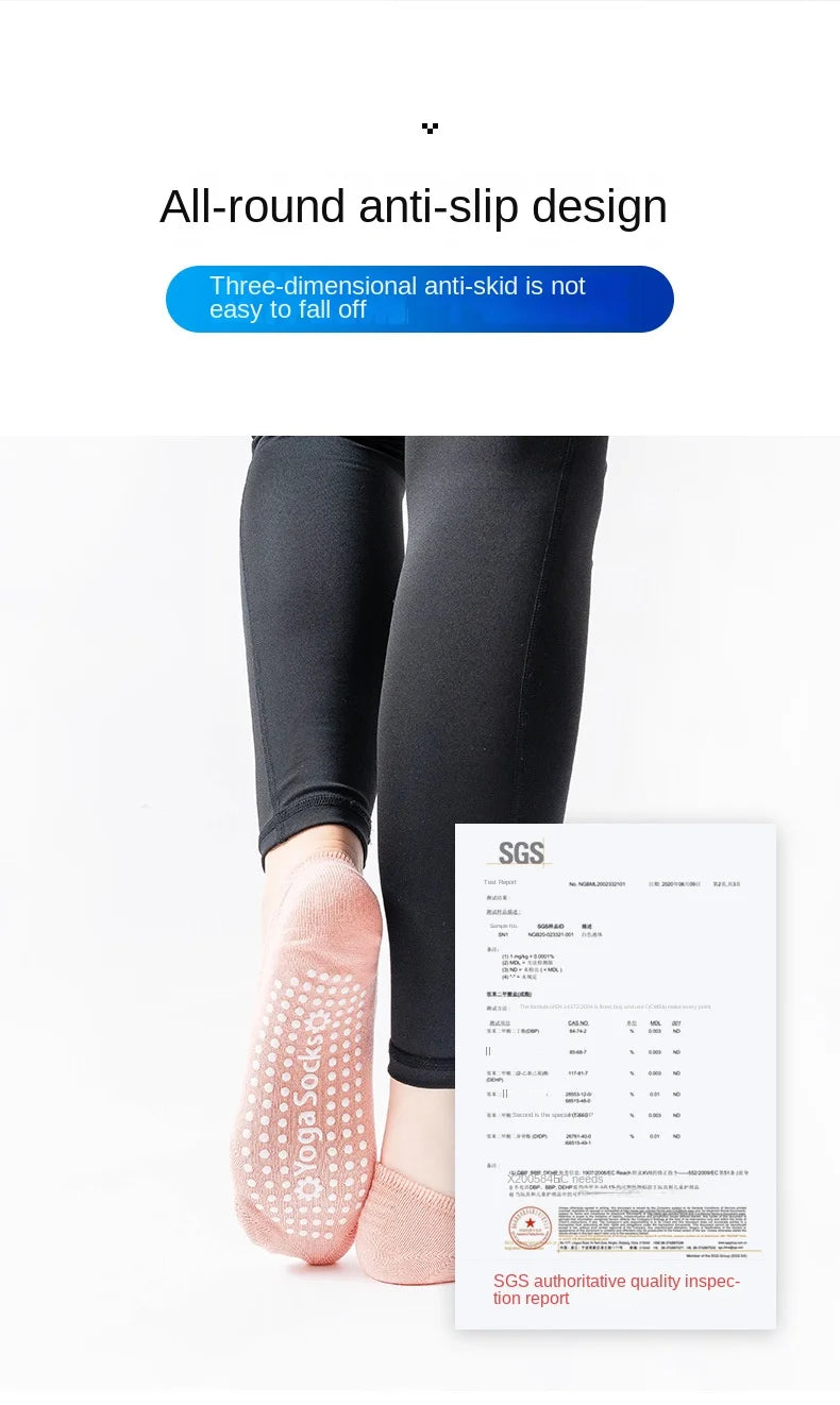 Stop slipping in class!

• Silicone grip dots - stay stable
• Backless & breathable - no sweaty feet
• Perfect for Pilates, Yoga, Barre, Dance
• 3 pack: Black, Beige, Gray

Dancers & yogis love these.