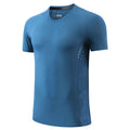 Workout Gym Shirts Men Fashion Print Loose Quick Dry Breathable Short Sleeves Summer Running Mesh Training Exercise Tee