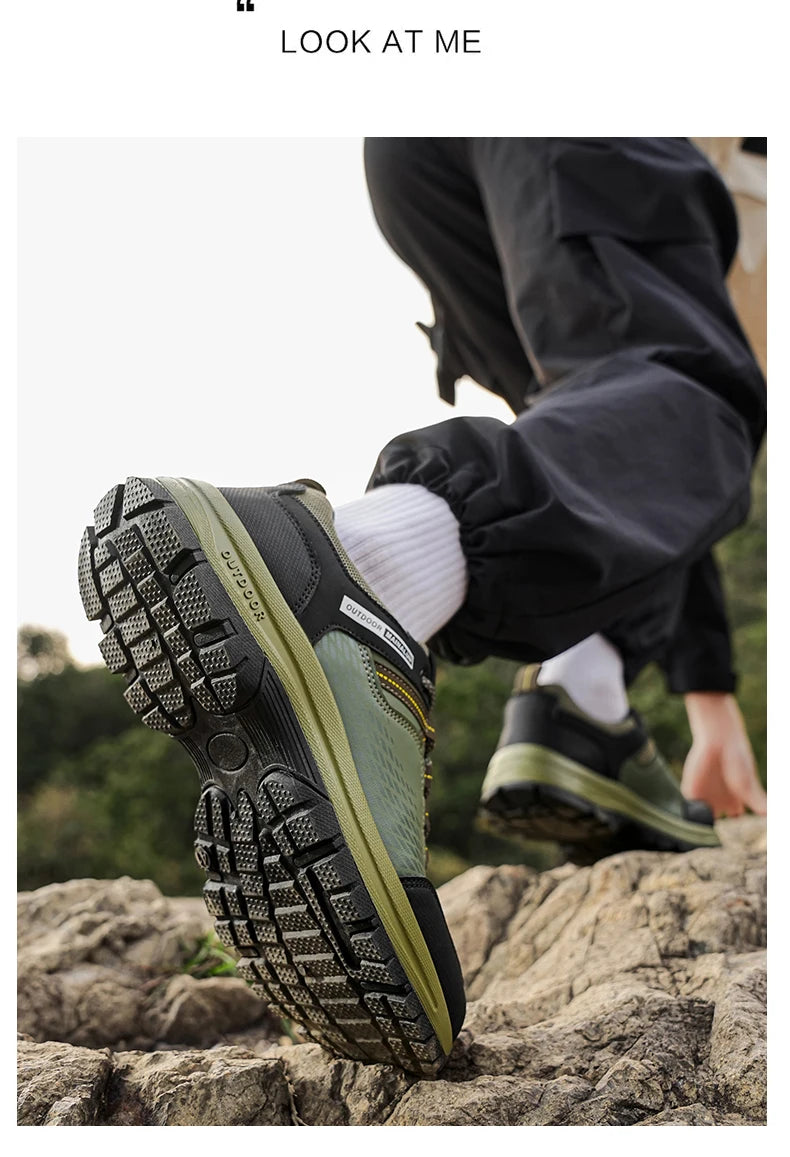 Men's Shoes Are Comfortable, Shock-Absorbing, anti Slip, Wear-Resistant, Breathable, and lightweight. They Are Suitable for Outd
