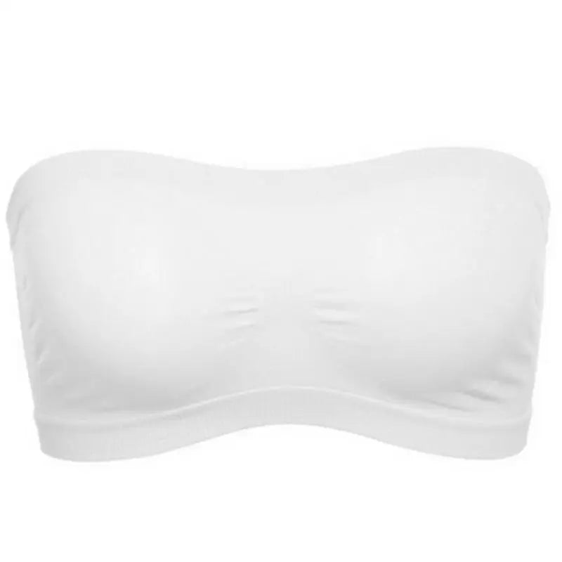Women's Tube Top Strapless Bandeau Bra Underwear Women Bralette Seamless Strapless Tops Hollow Wrapped Chest Bras